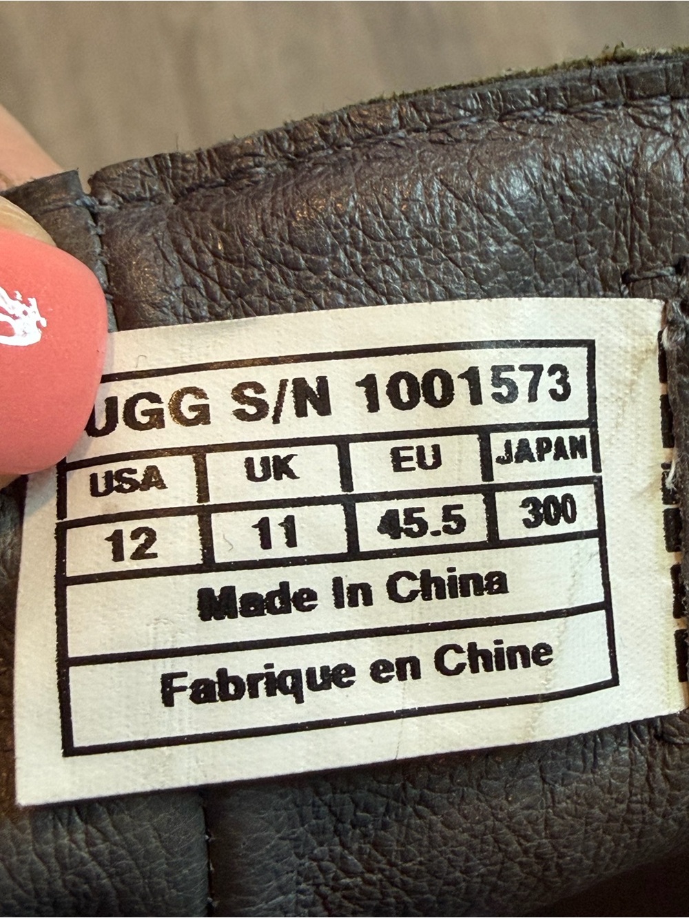 UGG Australia Men Boots Waterproof Work Winter Suede Green Black Size USA 12 - Picture 11 of 11
